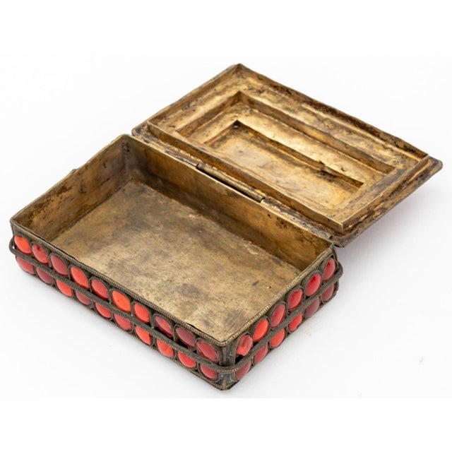 Tibetan Faux Coral & Turquoise Articles, 3 For Sale - Image 9 of 14