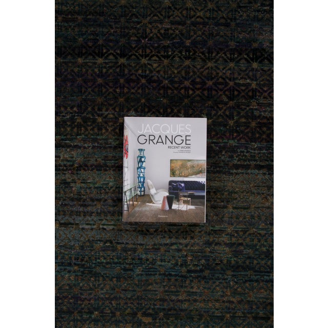 Contemporary Geometric Wool & Natural Silk Rug by Rug & Kilim, India For Sale - Image 10 of 10