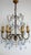 Antique Gilded Metal Murano Glass Drop Six-Light Chandelier, 1930s, in Very Good conditions. Designed 1920 to 1949 I have...