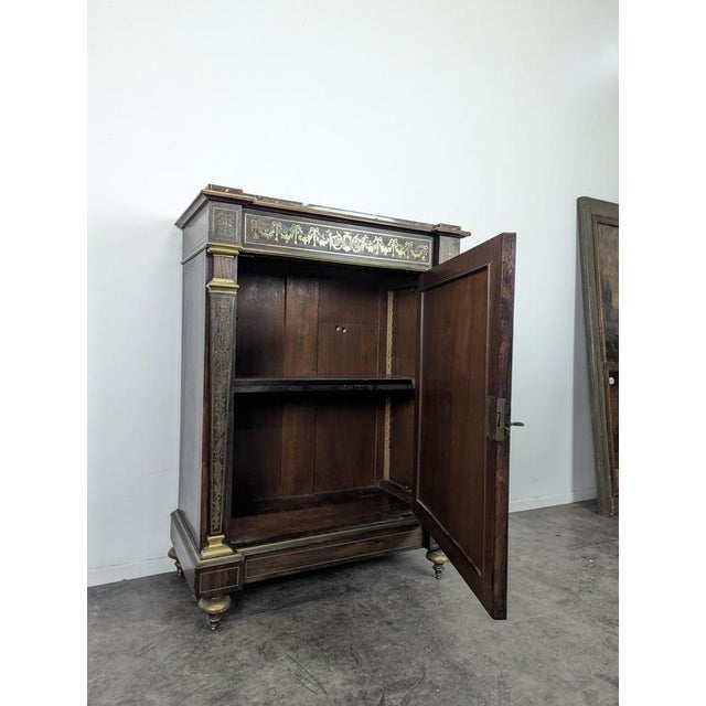 Napoleon III Boulle Marquetry Side Table For Sale - Image 10 of 12
