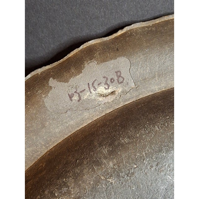 18th Century Continental Pewter Sukkot Sukkah Plate Hebrew Engraved Rare Relief Judaica For Sale - Image 9 of 18