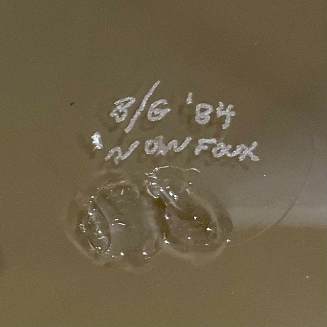 1980s Rare Pair of Baldwin Guggisberg Nonfoux Chargers Circa 1984 For Sale - Image 5 of 11