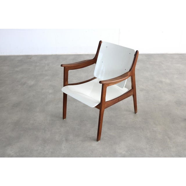 Mid-Century Modern Vintage Armchairs in Teak, 1960s For Sale - Image 3 of 12