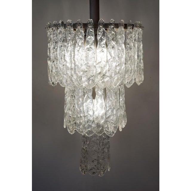 Mid-Century Murano Glass Chandelier, 1990s For Sale - Image 8 of 11