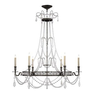 Visual Comfort - Circa Belvoir Regency Chandelier. Large Size (Also Available in Brass) For Sale