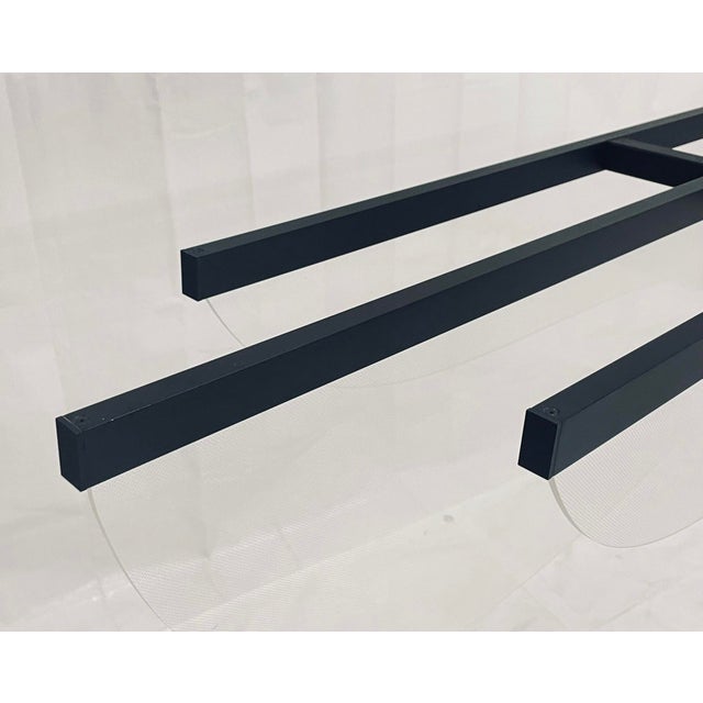 Sean Lavin "Nyra" Linear Pendant for Visual Comfort, Black Metal & Acrylic For Sale - Image 17 of 17