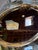 Mid-Century Modern Italian Mid-Century Modern Round Smoked Glass and Brass Serving Tray, 1970s For Sale - Image 3 of 7
