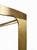 Worlds Away Matthew Izzo Home Lisa Antique Brass and Glass Demi-Lune Two Tier Console Table For Sale - Image 4 of 4