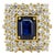 Late 20th Century Keith Davis Sapphire Ring, Size 5.75 For Sale