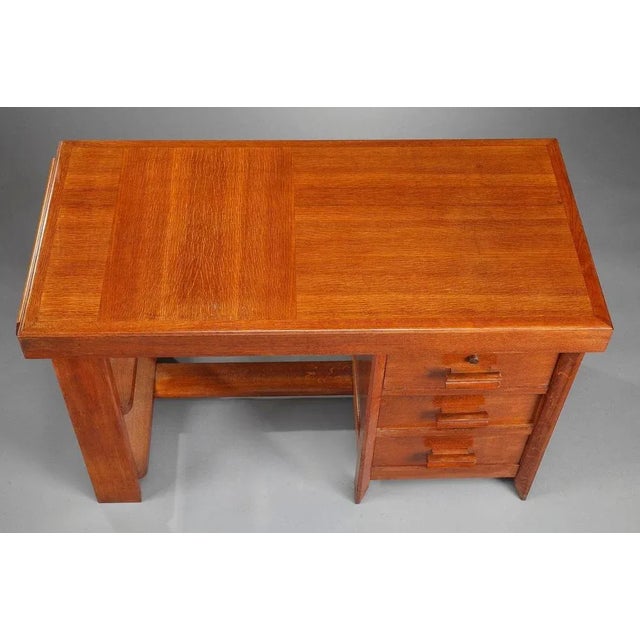 1950s Desk by Pierre Bloch and Charles Dudouyt, 1950s For Sale - Image 5 of 15