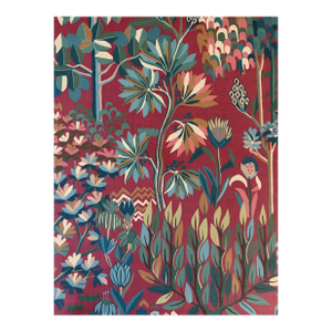 Thibaut Large Botanical Graphic Print 6 Yards F912044 Alpine Sunbaked Fabric