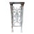 Iron and Marble Plant Stand For Sale