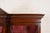 Charak Furniture Georgian Flame Mahogany Breakfront Bookcase Cabinet With Carved Eagle Finial, 1940s For Sale In South Bend - Image 6 of 13