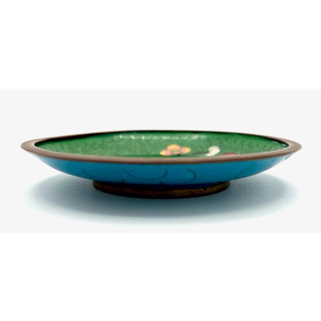 Vintage Chinese Cloisonné Catch-All Tray - Pair For Sale - Image 4 of 9