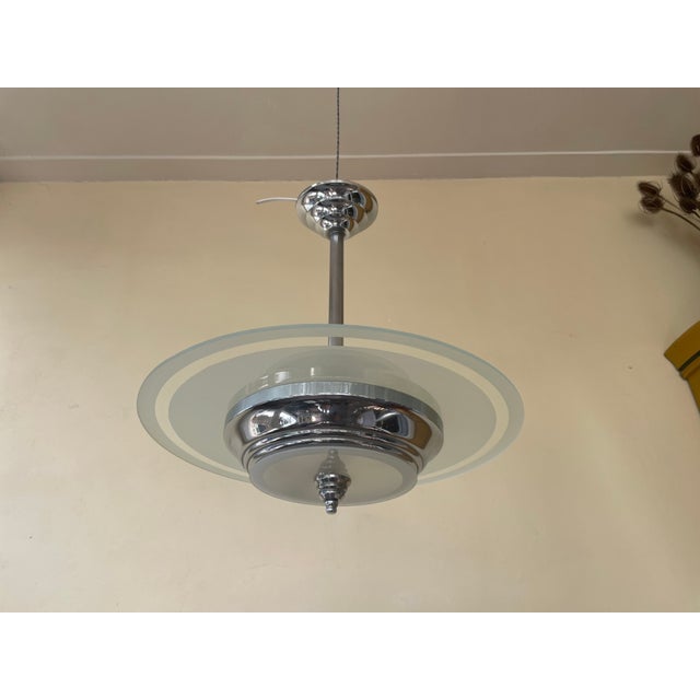 Vintage French Art Deco Lamp, 1930 For Sale - Image 12 of 13