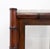 Mid-Century Faux Bamboo Glass and Marble Display Case For Sale - Image 13 of 16