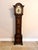 Metal Antique Oak Grandmother Clock, 1900 For Sale - Image 7 of 7