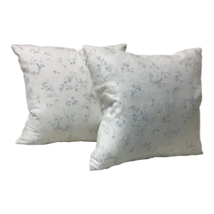 Floral Linen Fabric Pillows- Set of 2