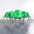 DSS Vivid Green Fibreglass Dining Chairs by Eames, 1960s, Set of 6 For Sale - Image 12 of 12