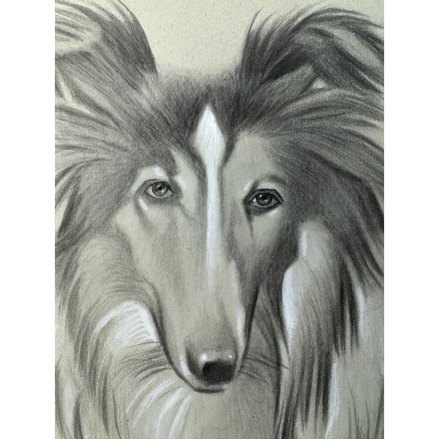Original graphite pencil drawing by American artist and illustrator Theodore E. Schrock (1879–1952), depicting a head...