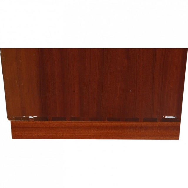 Wood Vintage Cabinet in Mahogany by Mogens Koch, 1980s For Sale - Image 7 of 17