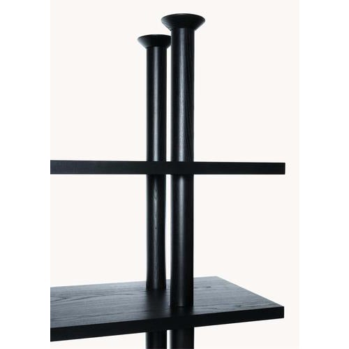 Peristylo Black Wood Shelves by Oscar Tusquets for BD Barcelona, Set of 2 For Sale - Image 15 of 16