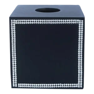 Black Tissue Box Cover