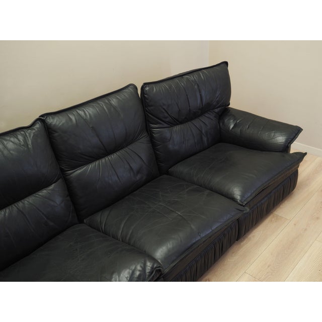 Black Italian Modular Sofa, Italy, 1960s For Sale - Image 8 of 18