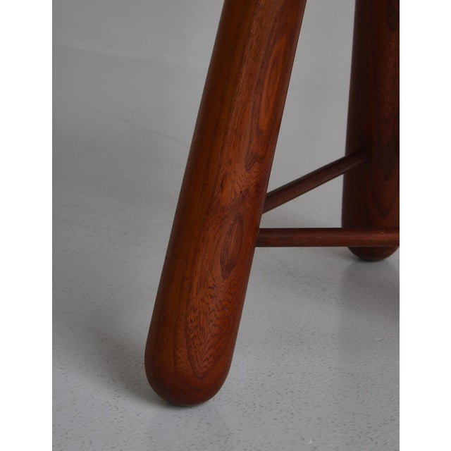 Stained Elm Mosaic Side Table by Otto Færge, Denmark, 1940s For Sale - Image 11 of 15