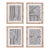 Achromatic Linear Petite Prints, Set of 4 For Sale