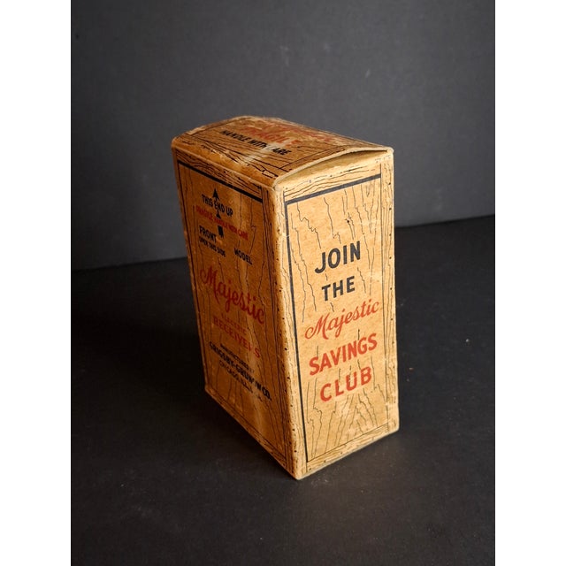 Antique Arcade Cast Iron Majestic Radio Still Bank 1930 Grigsby-Grunow W/ Box For Sale - Image 15 of 18