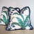 Stroheim Irene Oceanside Embroidered Pillows With Brush Fringe For Sale - Image 4 of 7