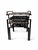 2010s Rare R & Y Augousti Paris Modern Art Deco “Cecilia” Nesting Tables With Hand Inlaid Shell Mosaic Tray Top For Sale - Image 5 of 7