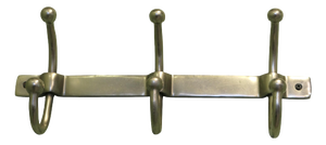 Chrome Cloakroom Coat Rack with 3 Double Swan Neck Hooks, 1960
