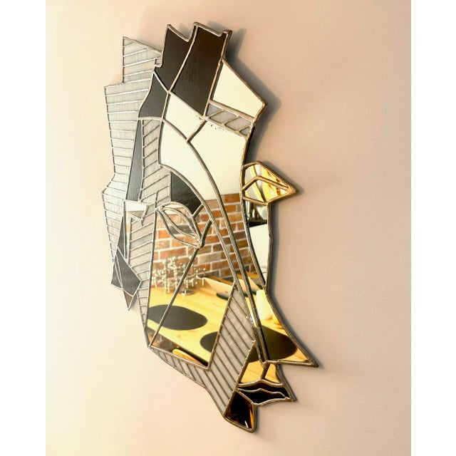 A unique, one-of-a-kind artistic creation. Unfortunately, the maker and country of origin are unknown. It was repaired in...