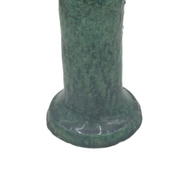 Moroccan Moroccan Tamegroute Glazed Candlestick Holder For Sale - Image 3 of 5