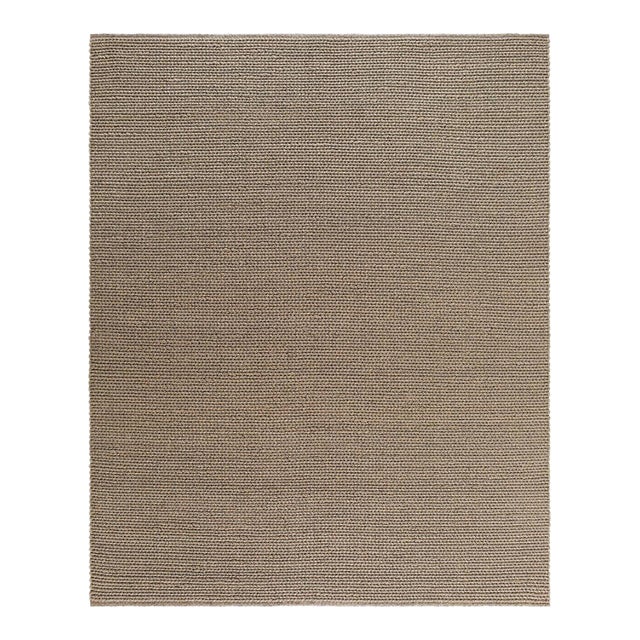 Beach House Handmade Rug Beige 8x10 For Sale