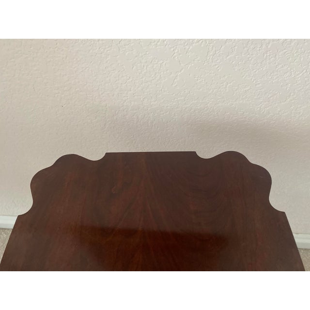 Wood Late 20th Century Tilt-Top Candlestand Table Pennsylvania House Cherry Excellent Condition For Sale - Image 7 of 11
