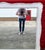 Large Vintage Mid Century Dixie Furniture White Hanging Wall Ir Dresser Mirror For Sale - Image 9 of 12