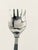 Vintage Modern Signed Pewter by Ken Lundy Utensil Serving Set of 2 For Sale - Image 4 of 5