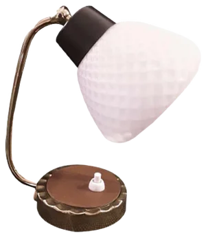 Small Swiveling Table Lamp with Brass Frame, 1960s
