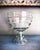 Late 20th Century Late 20th Century Art Deco Clear Glass Trifle Pedestal Bowl For Sale - Image 5 of 9