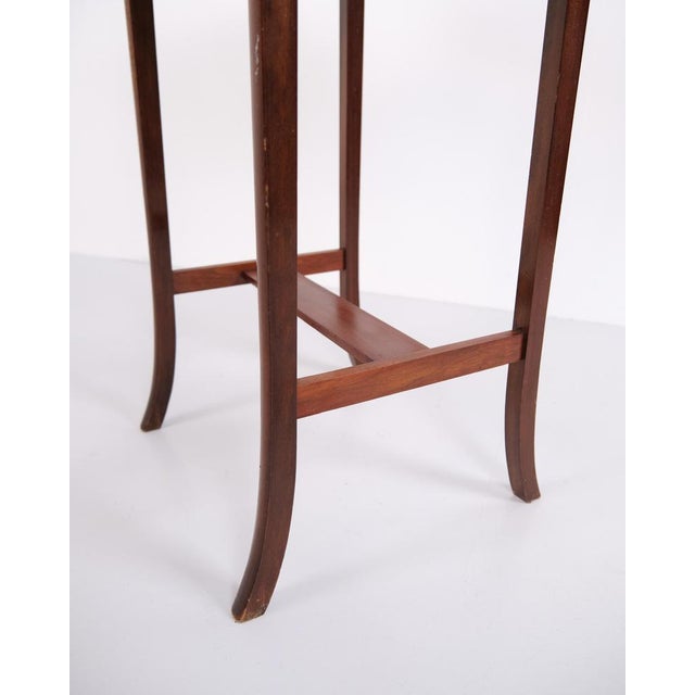 Gold Danish Mahogany Drop-Leaf Side Table, 1920s For Sale - Image 8 of 11