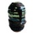Green and Black Studio Pottery Bud Vase For Sale