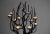 Large Tree Shaped Candleholder in Hand Forged Steel, 1960s For Sale - Image 9 of 12