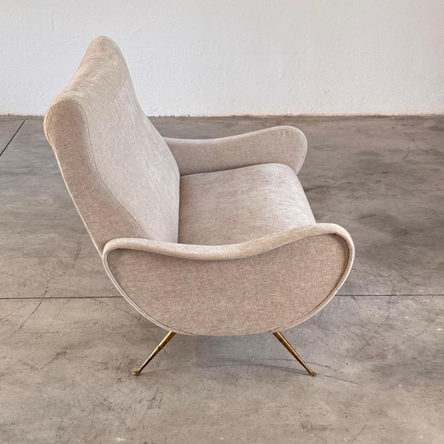 1950s Italian 2-Seater Sofa attributed to Gigi Radice for Minotti, 1950s For Sale - Image 5 of 15