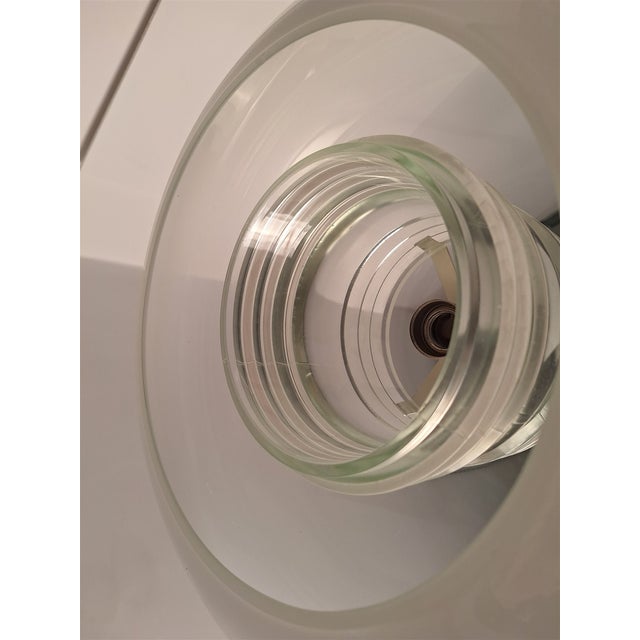 Model 2119 Chandelier with Shaded Glass by Gino Sarfatti for Arteluce, 1960s For Sale - Image 15 of 16