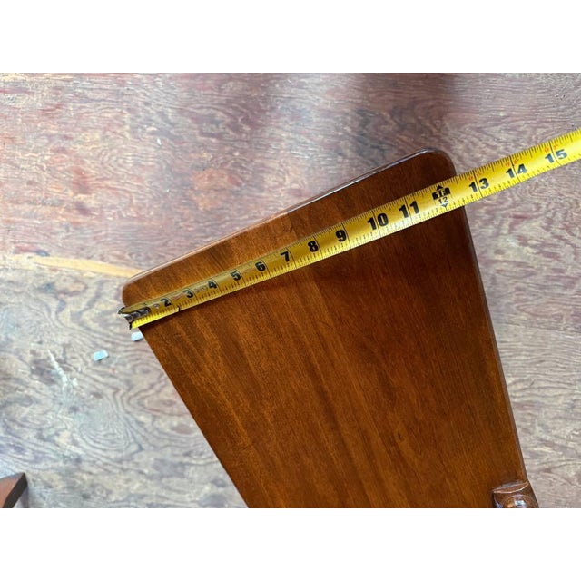 American Mid 20th Century American Colonial Revival Style Drop-Front Secretary Desk and Matching Chair For Sale - Image 3 of 18