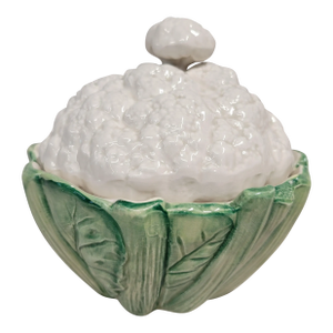 Vintage 1989 Fitz & Floyd Cauliflower Lidded Dish
