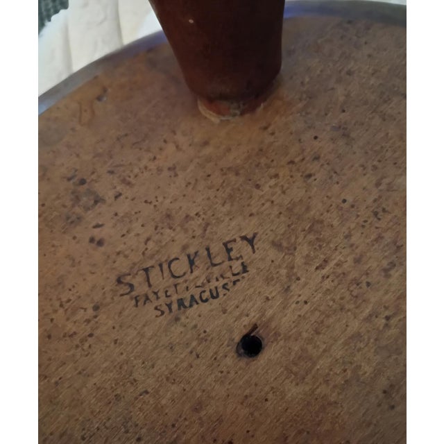 1920s Antique Stickley 3 Leg Milking Stool For Sale - Image 5 of 8